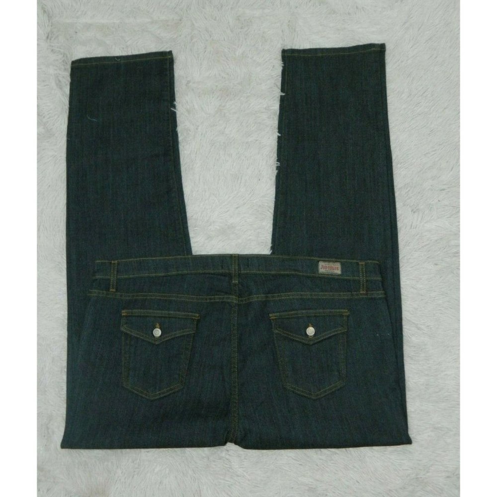 Judy Blue Jeans Dark Blue Wash Plus Size Jeans Pocket Flaps Size 3XL